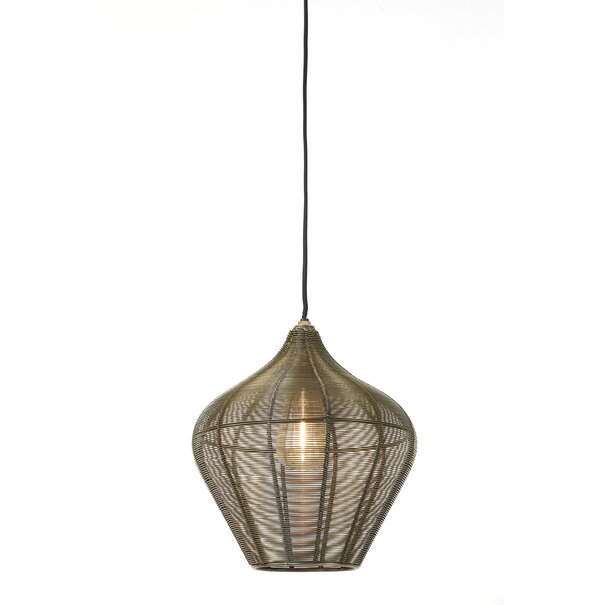 Light en Living Hanglamp ALVARO antiek  brons - Diverse maten
