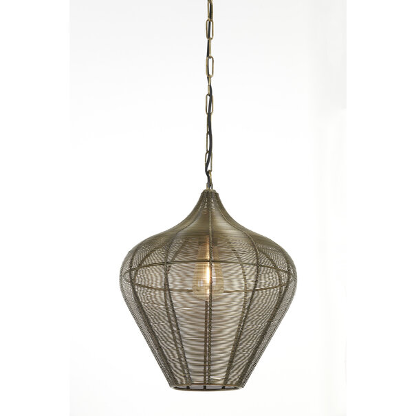Light en Living Hanglamp ALVARO antiek  brons - Diverse maten