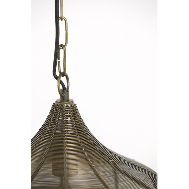 Light en Living Hanglamp ALVARO antiek  brons - Diverse maten