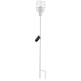 Solarlamp tuinsteker LED Lomax wit