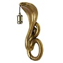 Wandlamp 18,5x18x52 cm SNAKE antiek  brons
