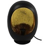 Tafellamp E27 Eggy zwart goud groot