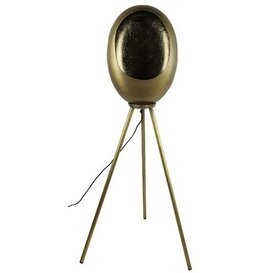 Vloerlamp Eggy Antiek Messing