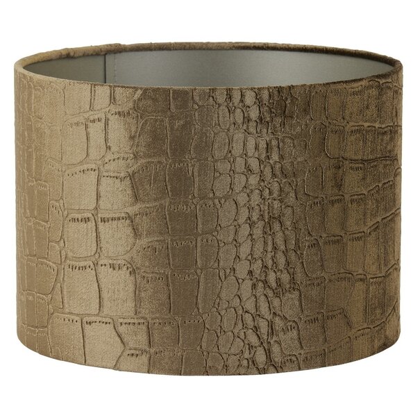 Light en Living Lampenkap cilinder PRAYA bruin - 2 maten