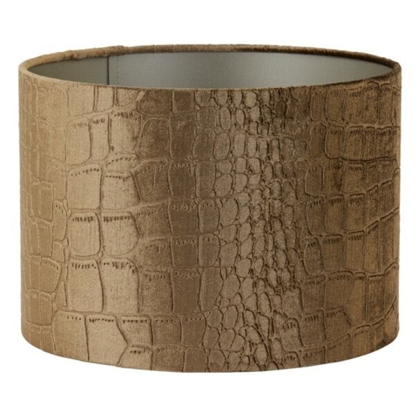 Light en Living Lampenkap cilinder PRAYA bruin - 2 maten