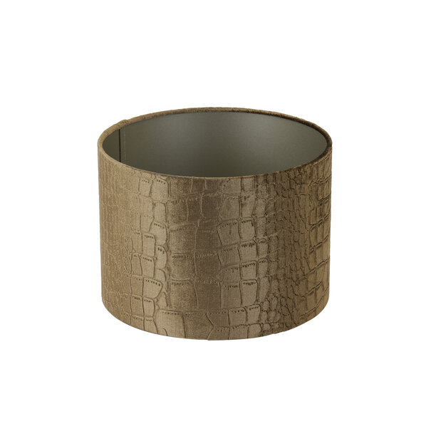 Light en Living Lampenkap cilinder PRAYA bruin - 2 maten