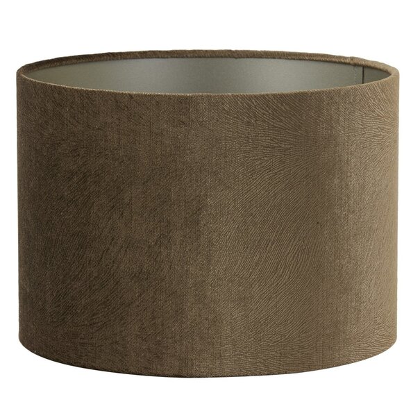 Light en Living Lampenkap cilinder LUBIS bruin - Diverse maten