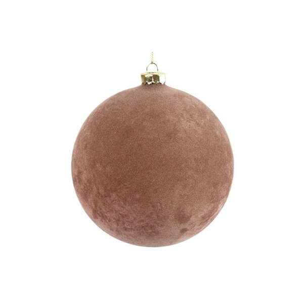 Countryfield Kerstbal Yana L roze - Ø12CM van Countryfield