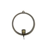 Wandlamp E27 Largo M messing