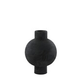 Vaas deco BARUMI hout mat  zwart - 2 maten