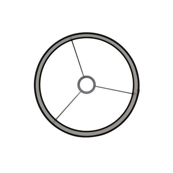 Light en Living Lampenkap cilinder VELOURS zwart-taupe - diverse maten