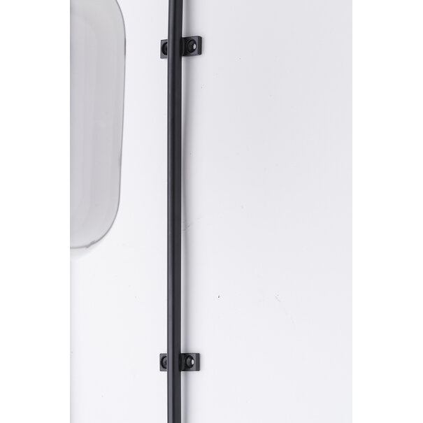 Light en Living Wandlamp 35x21x70 cm LEKAR antiek  brons+smoke glas
