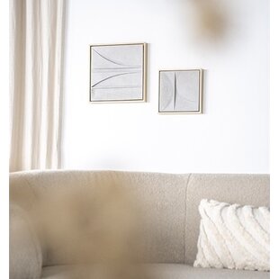 Wanddecoratie Ven klein - beige