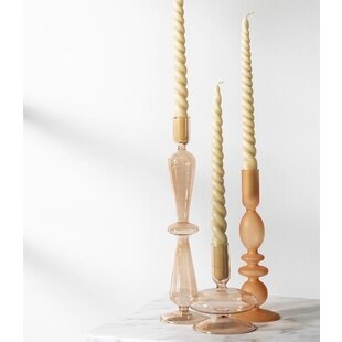 Set van 3 kandelaren Aurora Peach