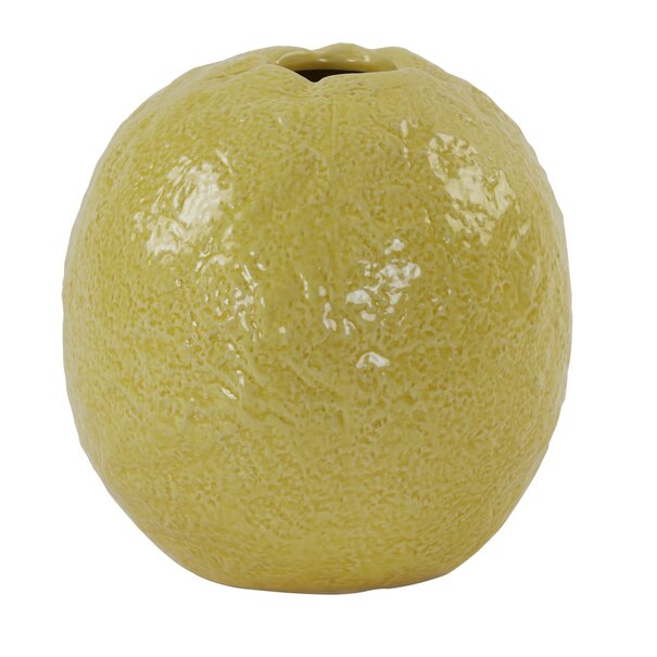 Light en Living Vaas Ø21,5x22 cm LEMON keramiek geel