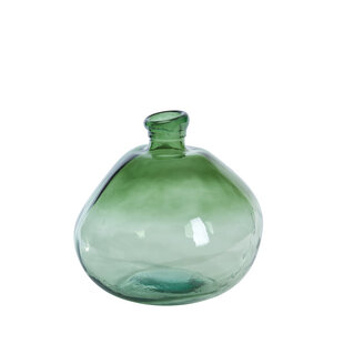 Vaas Macello glas - Donkergroen met lichtgroen