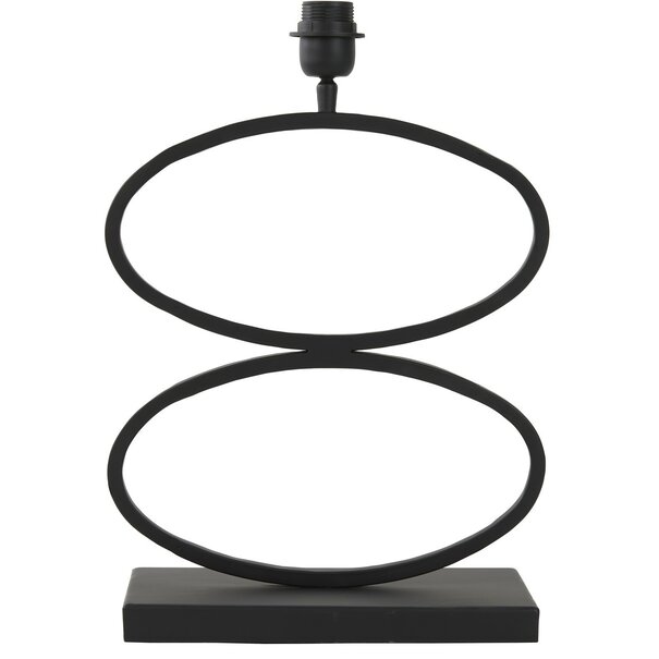 Light en Living Lampvoet STELIUS mat  zwart - 33x17x42 cm