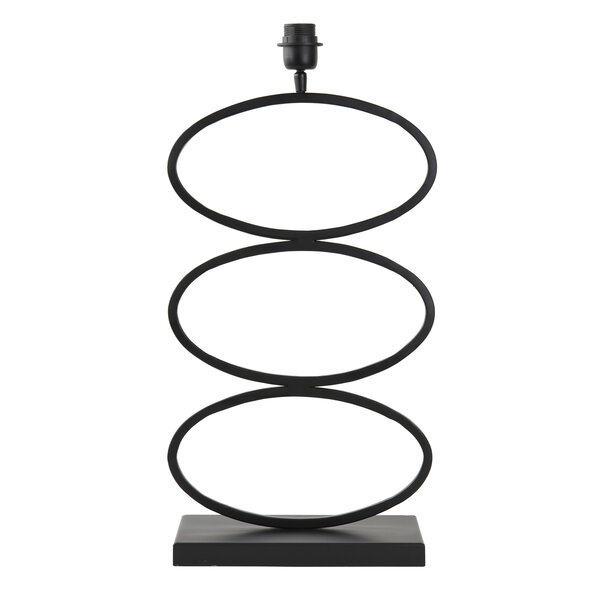 Light en Living Lampvoet STELIUS mat  zwart - 2 afmetingen