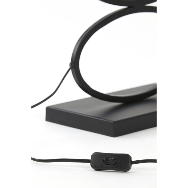 Light en Living Lampvoet STELIUS mat  zwart - 33x17x42 cm