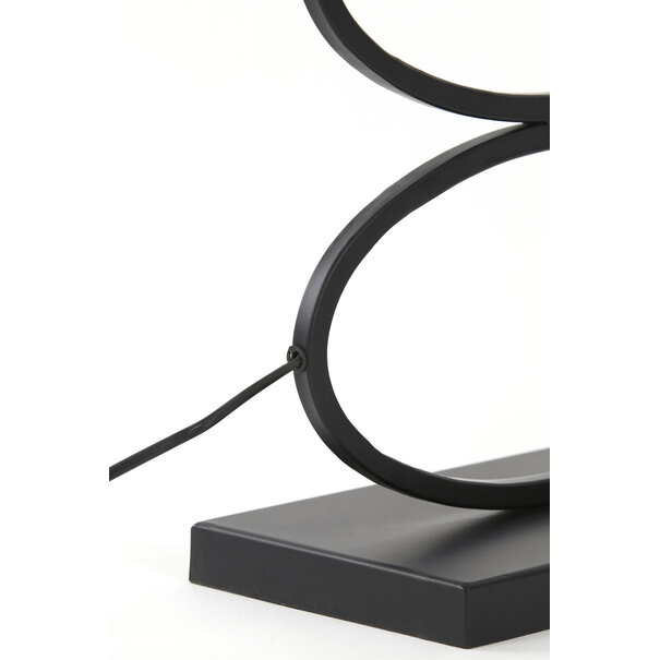 Light en Living Lampvoet STELIUS mat  zwart - 2 afmetingen