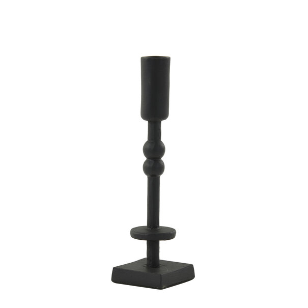 Light en Living Kandelaar 6x6x23 cm KABIRA mat zwart