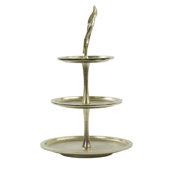 Light & Living Etagere 2 laags FOGLIA goud - 2 of 3 laags