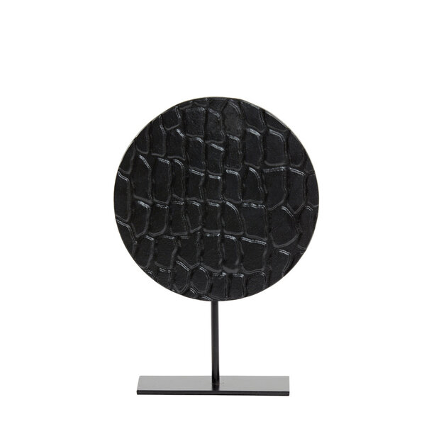 Light en Living Ornament op voet PERSEGA zwart 26 x 7,5 x 37 cm