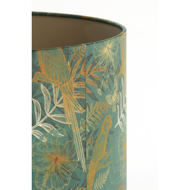 Light en Living Lampenkap cilinder 25-25-18 cm KIKI groen