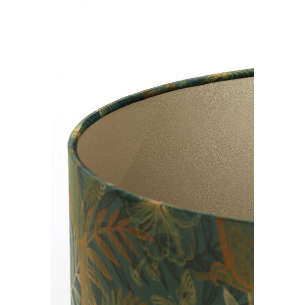 Light en Living Lampenkap cilinder 25-25-18 cm KIKI groen