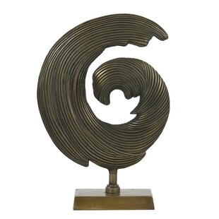 Ornament op voet 29x10x40 cm SHWIBA  antiek brons