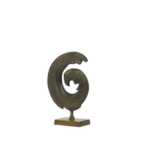 Light en Living Ornament op voet 29x10x40 cm SHWIBA  antiek brons