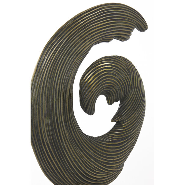 Light en Living Ornament op voet 29x10x40 cm SHWIBA  antiek brons