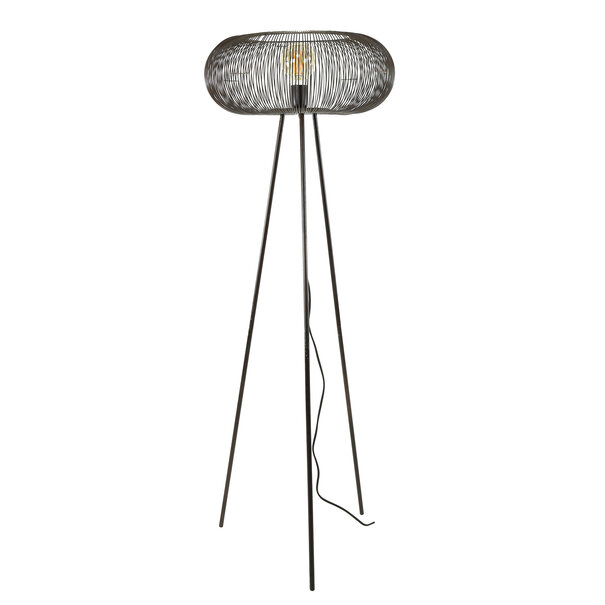 WoonStijl Vloerlamp copper twist groot