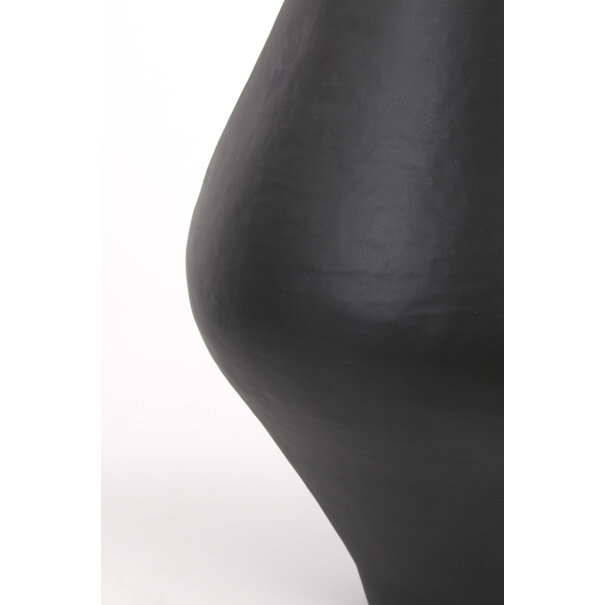 Light en Living Vaas deco YABITA mat zwart - 2 maten