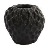 Vaas Strawberry zwart - 15x14,5x14,5 cm