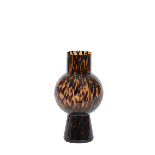 Light en Living Vaas NARRA glas bruin-donker bruin - diverse afmetingen