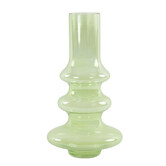 Vaas 21.5 x 40.55 cm Niana glas olie gras groen