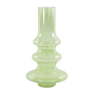 Vaas 21.5 x 40.55 cm Niana glas olie gras groen