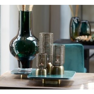 Windlicht Lezuza antiek brons Ø 10x21cm