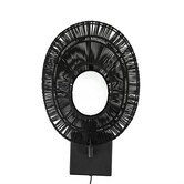 Wandlamp Ovo - zwart