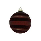 Kerstbal Robee L donkerrood - Ø12CM