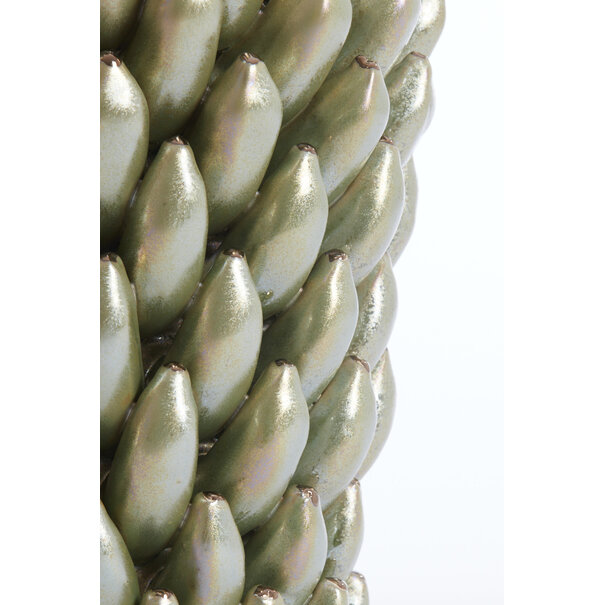 Light en Living Vaas Ø25,5x34 cm ZITA keramiek groen  parelmoer