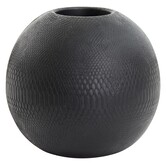 Vaas deco Ø30x27,5 cm SKELD zwart