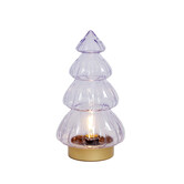 Tafellamp LED Ø15x28 cm TREE lila-goud