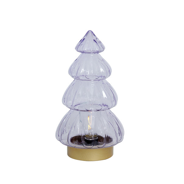 Light en Living Tafellamp LED Ø15x28 cm TREE lila-goud