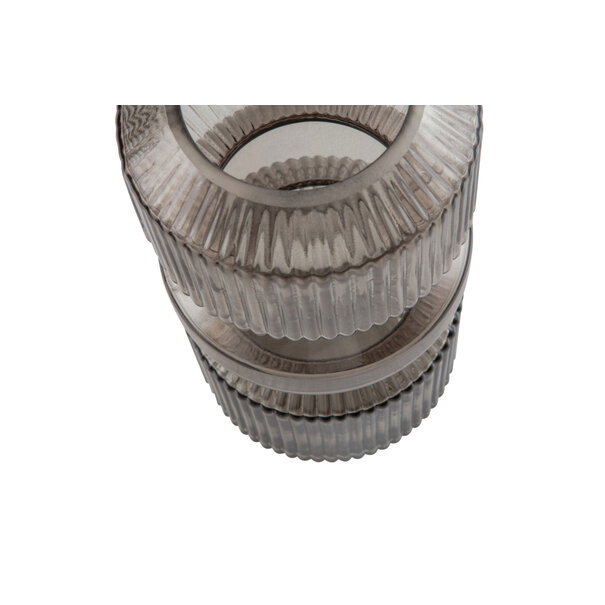 Woood Lyle Vaas Glas Warm Groen 25x?12cm