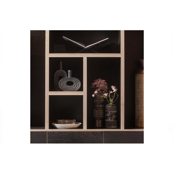 Woood Lyle Vaas Glas Licht Groen 35xØ13cm