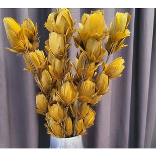 Ornament 6 bloemen 90 cm TULIP  okergeel