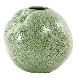 Vaas Orange Groen Keramiek 20,5 cm