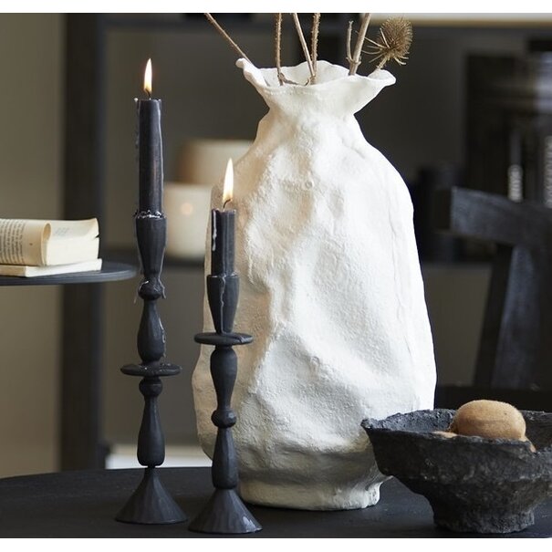 Light en Living Kandelaar Ø7x28,5 cm CASANDRA mat  zwart